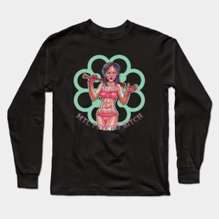 mtl psycho bitch Long Sleeve T-Shirt